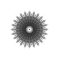 Ornamental Motifs Pattern Circle-Shaped for Decoration, Motifs Pattern, Ornate, Background, Website or Graphic Design Element. Vector Illustration