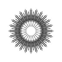 Ornamental Motifs Pattern Circle-Shaped for Decoration, Motifs Pattern, Ornate, Background, Website or Graphic Design Element. Vector Illustration
