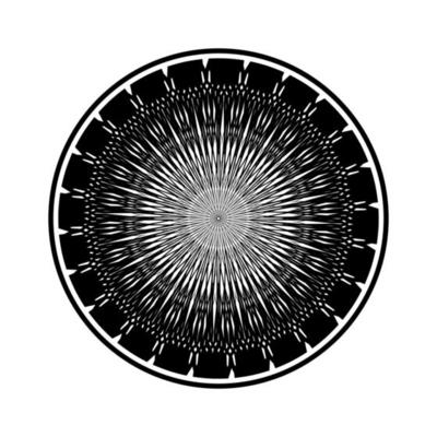 Ornamental Motifs Pattern Circle-Shaped for Decoration, Motifs Pattern, Ornate, Background, Website or Graphic Design Element. Vector Illustration