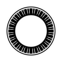 Ornamental Motifs Pattern Circle-Shaped for Decoration, Motifs Pattern, Ornate, Background, Website or Graphic Design Element. Vector Illustration