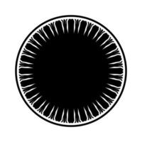 Ornamental Motifs Pattern Circle-Shaped for Decoration, Motifs Pattern, Ornate, Background, Website or Graphic Design Element. Vector Illustration