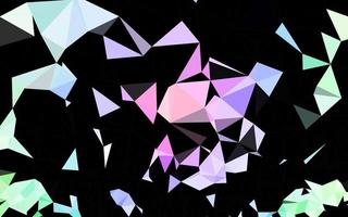 Light Multicolor, Rainbow vector shining triangular background.