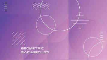 geometric background with gradient. minimalist background vector