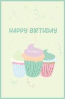 HAPPY BIRTHDAY CARD vector