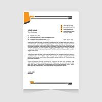 Professional Creative Minimal Modern Business Letterhead Template vector