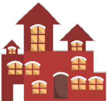 House with Snow png