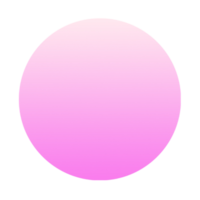 cercle dégradé rose, icône, boule. noël, modèle de vacances. png