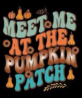 Pumpkin lover Fall design vector