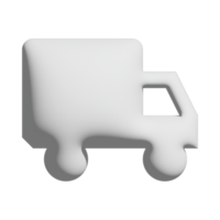 Auto-Symbol 3D-Design für Anwendungs- und Website-Präsentation png