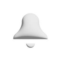 bell icon 3d design for application and website presentation png