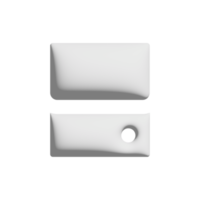 conception 3d de l'icône du disque dur pour la présentation de l'application et du site Web png