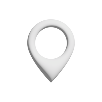 White Location Icon Transparent Background PNGs for Free Download
