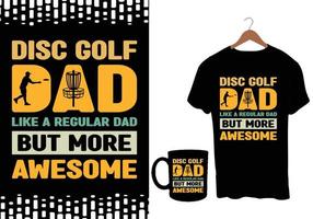 discos divertido retro vintage disco golf camiseta diseño, diseños de disco golf, vector de camiseta de golf disco, tipografía diseño de camiseta,