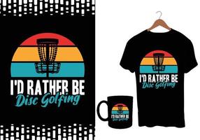 Discs Funny Retro Vintage Disc Golf T-shirt Design, Disc Golf Designs, Disc Golf T-shirt vector, Typography T-shirt Design, vector