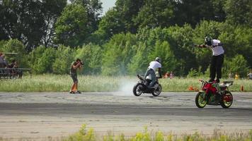 fotograaf Bij drift ras, motor sport video