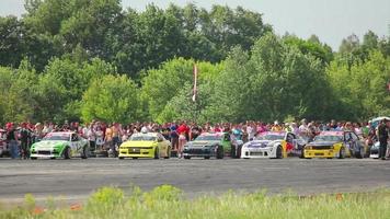 A drift race event video