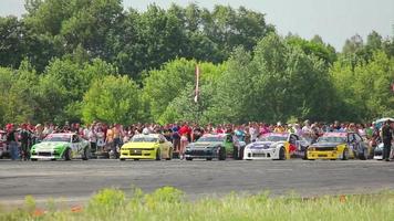 um evento de corrida à deriva video