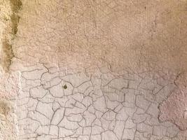 texture. cracked pink paint. the paint cracks with a mesh. cracks resemble sand, mud. on the paint stains of dirt, debris, yellowed spots. moss and microorganisms grow on the surface photo