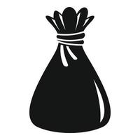 Magic bag icon, simple style vector