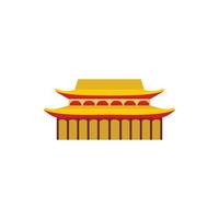 Buddha Toothe Relic Temple in Singapore icon vector