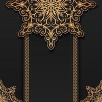 luxury background, with mandala ornament vector