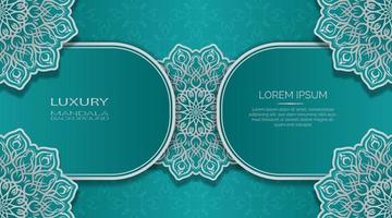 simple background with gold ornament border vector