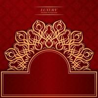 luxury background, with mandala ornament vector