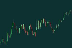 Business candle stick graph chart of stock market investment trading on background design - Trend of stock graph market exchange financial economy concept photo