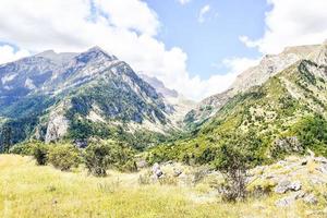 Mountain landscape view photo