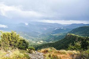 View of mountains photo