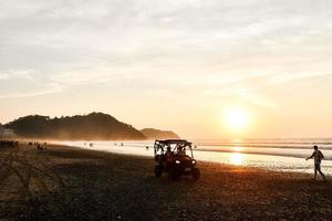 Vehicle on the beach photo