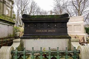 Paris, France, 2022 - Grave of Eugene Delacroix photo