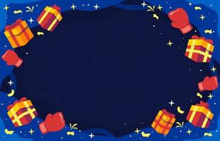 Boxing Day Background vector