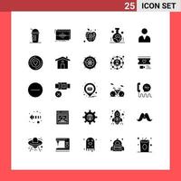 25 Creative Icons Modern Signs and Symbols of study of earth surface geology wave geography digital Editable Vector Design Elements