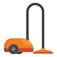 Vacuum cleaner icon, flat style vector