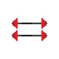 Two barbells icon in flat style vector