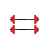 Two barbells icon in flat style vector