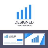 Creative Business Card and Logo template Analytic Interface Signal User Vector Illustration