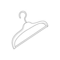 Hanger icon, outline style vector