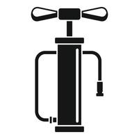 Air pump icon, simple style vector