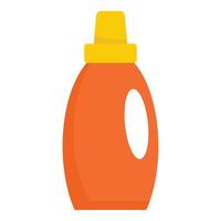 Cleaner wash bottle icon, flat style vector