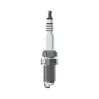 Spark plug icon in cartoon style vector