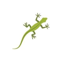 icono de lagarto en estilo plano vector