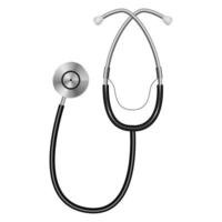 Stethoscope mockup, realistic style vector