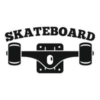 Skateboard tool logo, simple style vector