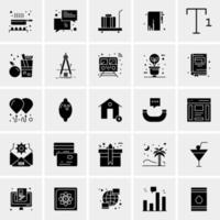 25 Universal Business Icons Vector Creative Icon Illustration to use in web and Mobile Related project