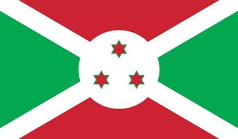 imagen de la bandera de burundi vector