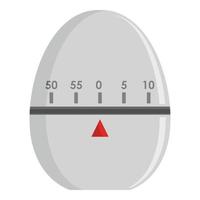 Egg timer icon, flat style vector