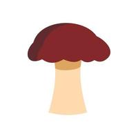 Mushroom icon, flat style vector