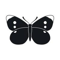 Butterfly icon, simple style vector